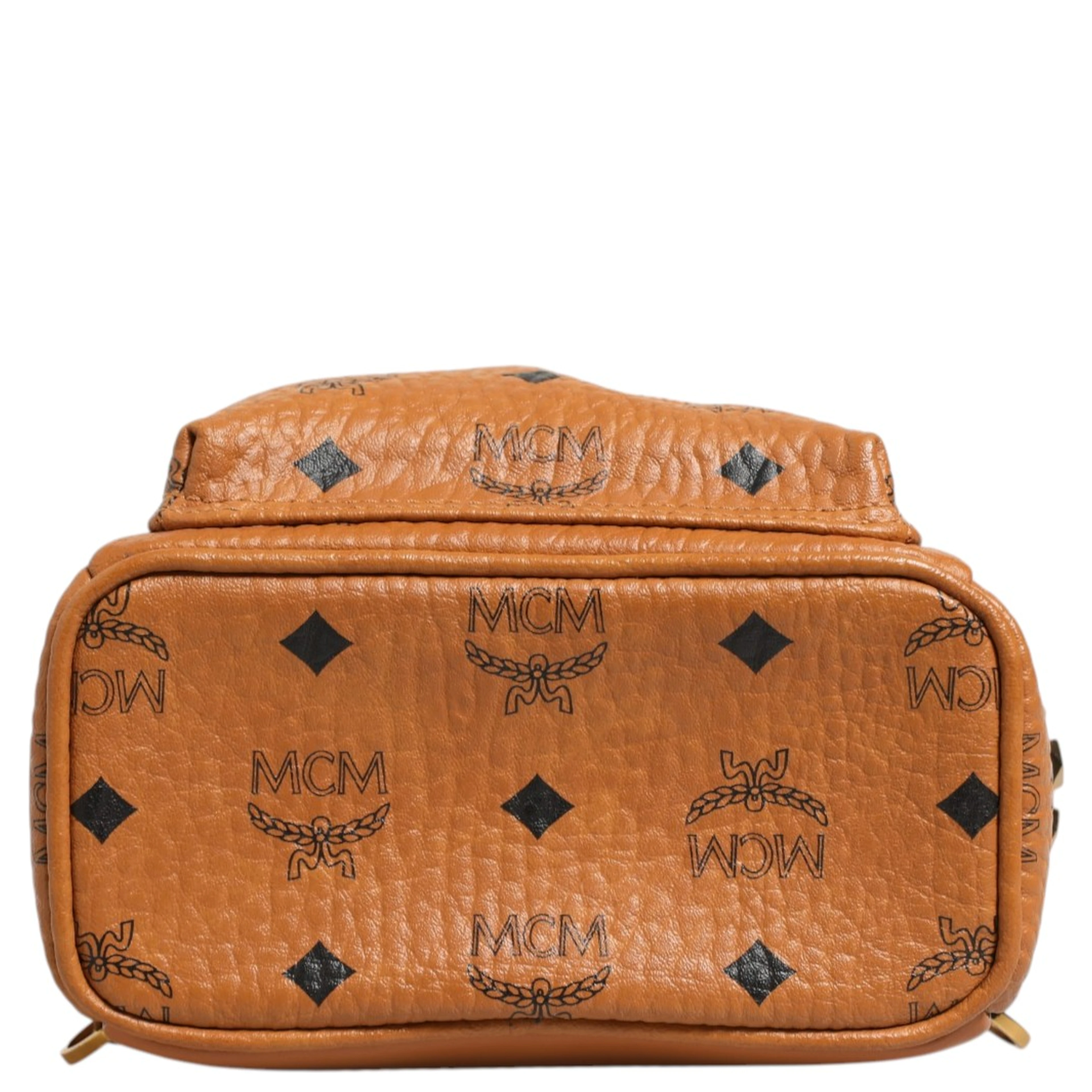 Stark Mini Backpack in Visetos Cognac