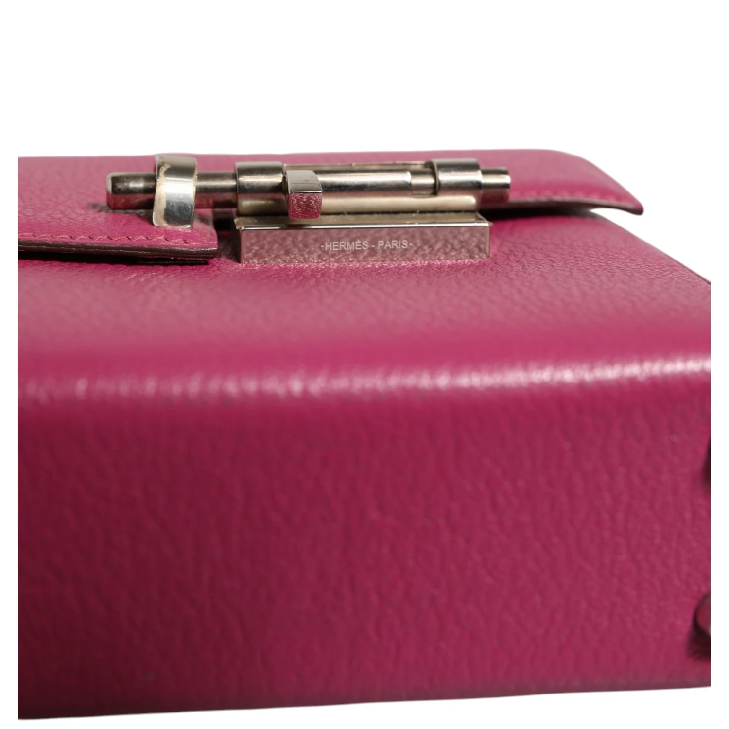 Mini Verrou Chaine Bag Chevre Mysore Magnolia