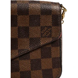 Damier Ebene Pochette Felice Chain Wallet