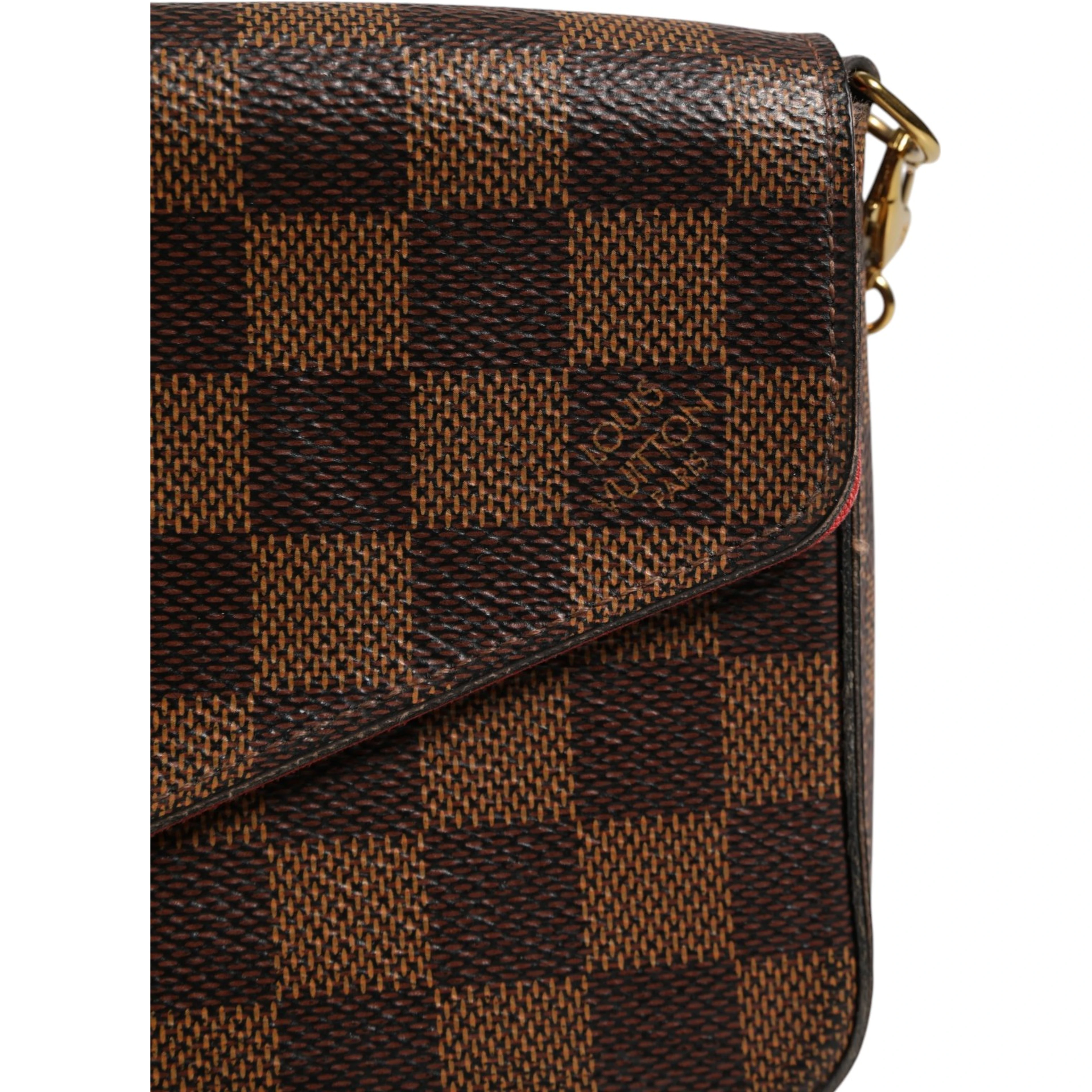 Damier Ebene Pochette Felice Chain Wallet