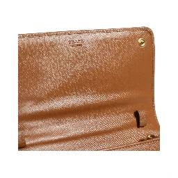 Brown and Gold Wallet Strap