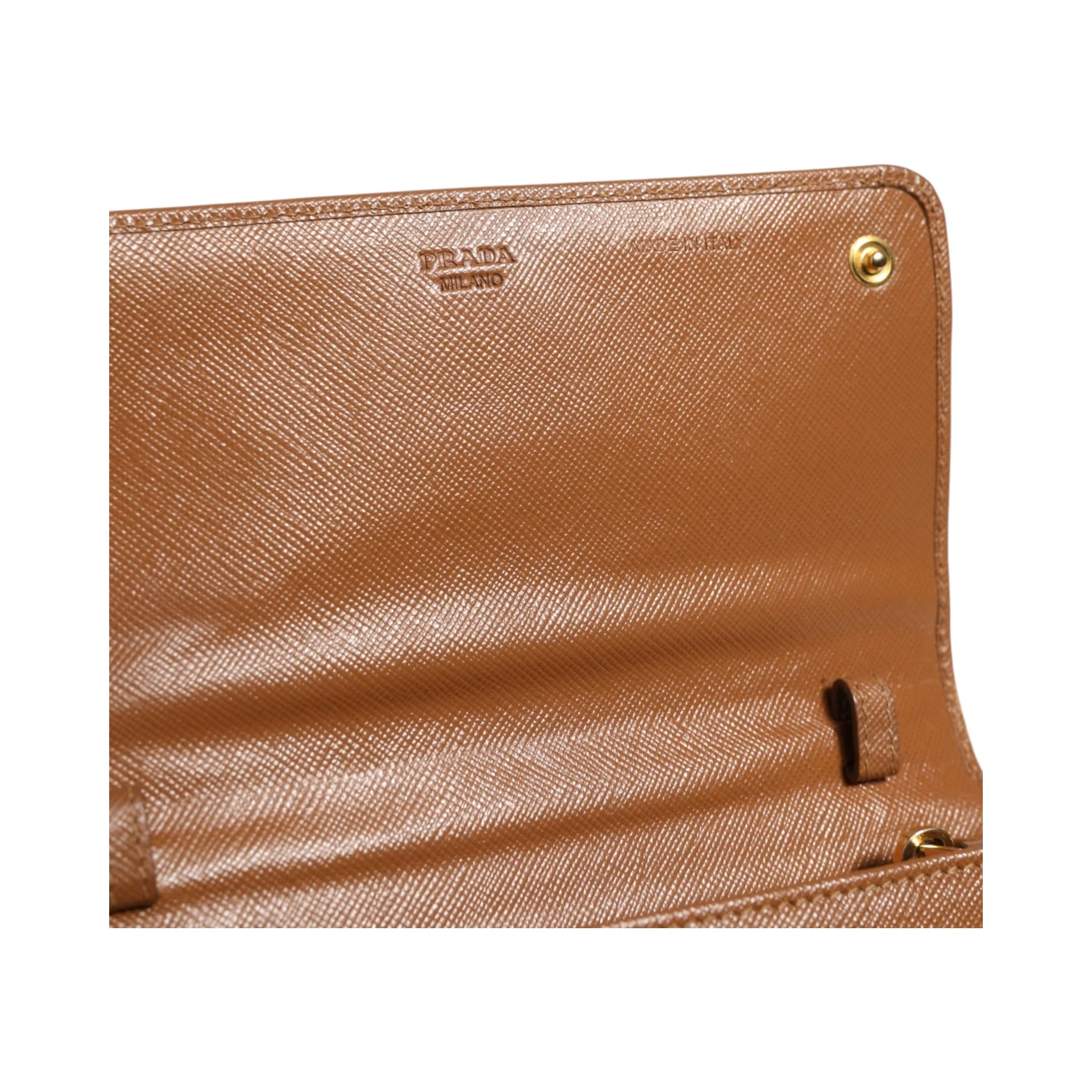 Brown and Gold Wallet Strap