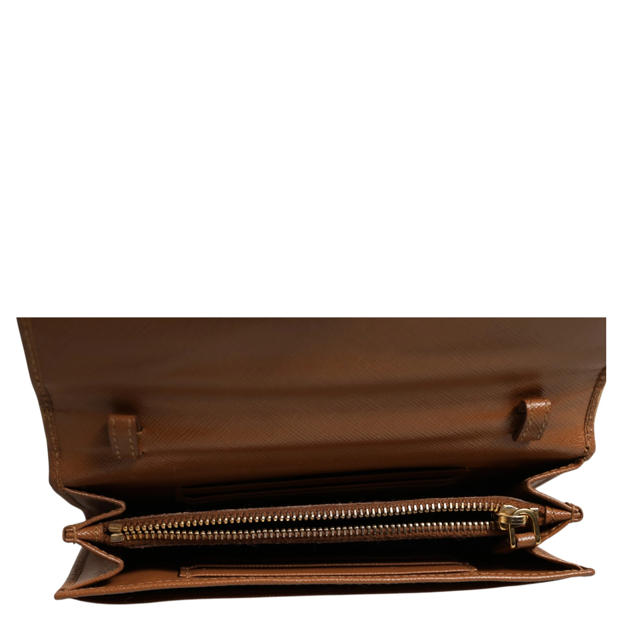 Brown and Gold Wallet Strap