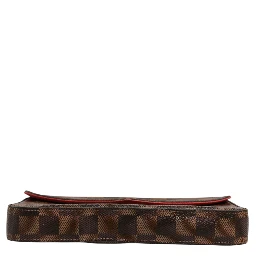 Damier Ebene Pochette Felice Chain Wallet