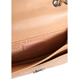 Goatskin Quilted Small CC Box Flap Bag