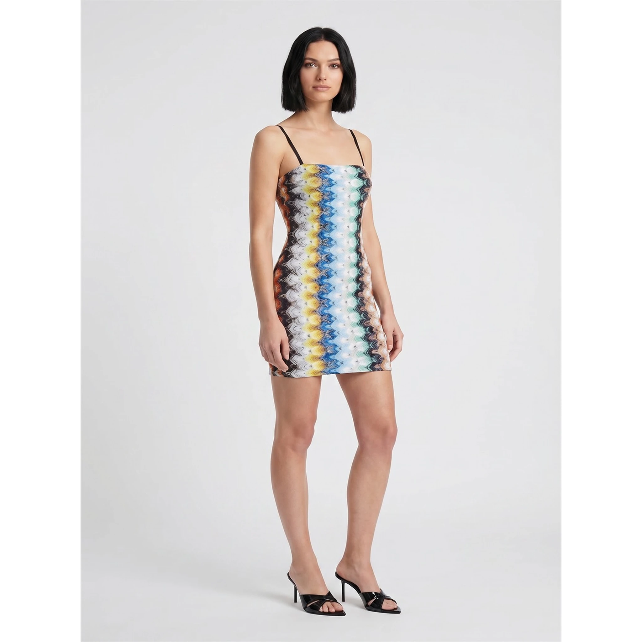 SLEVELESS SHORT DRESS