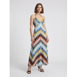 SLEVELESS LONG DRESS