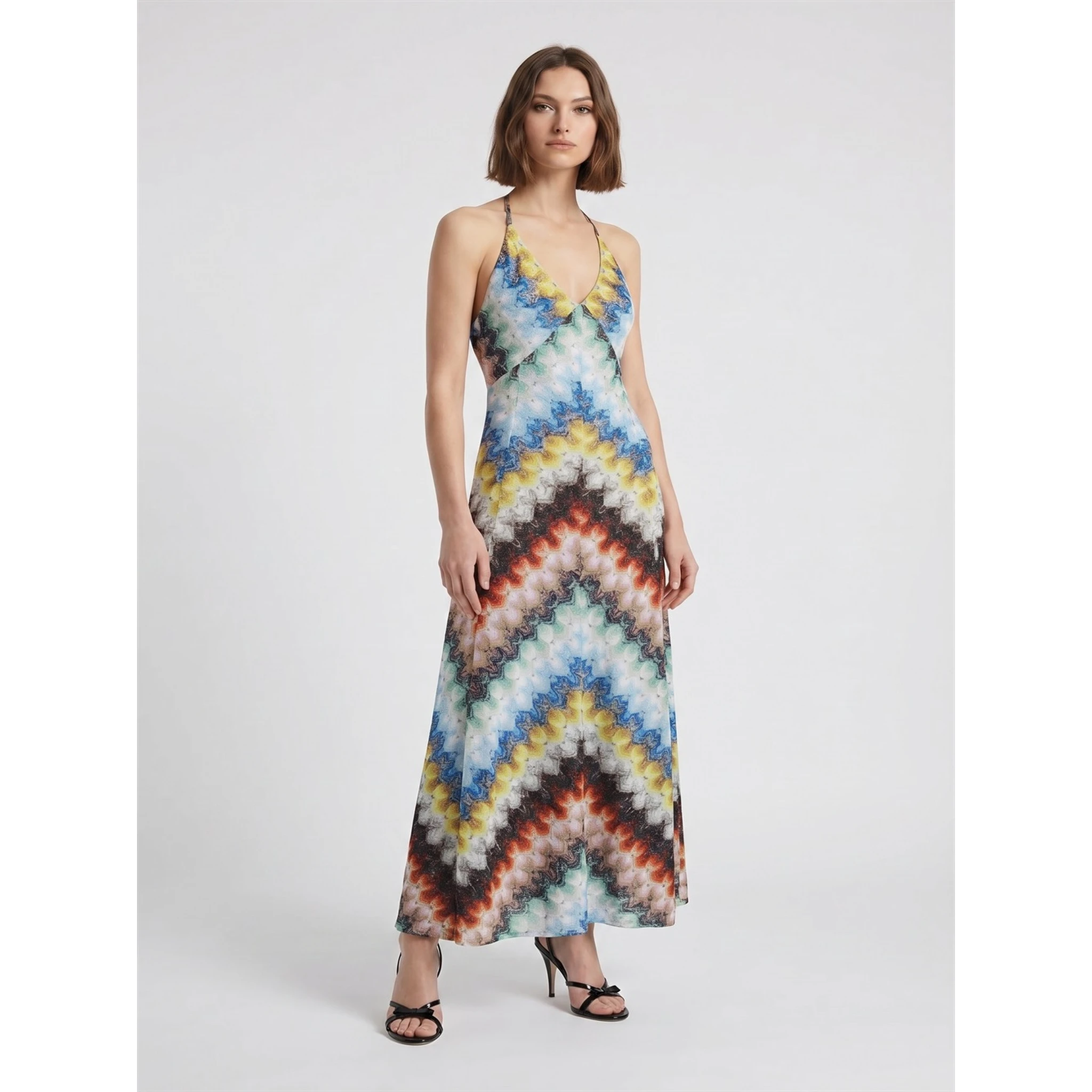 SLEVELESS LONG DRESS