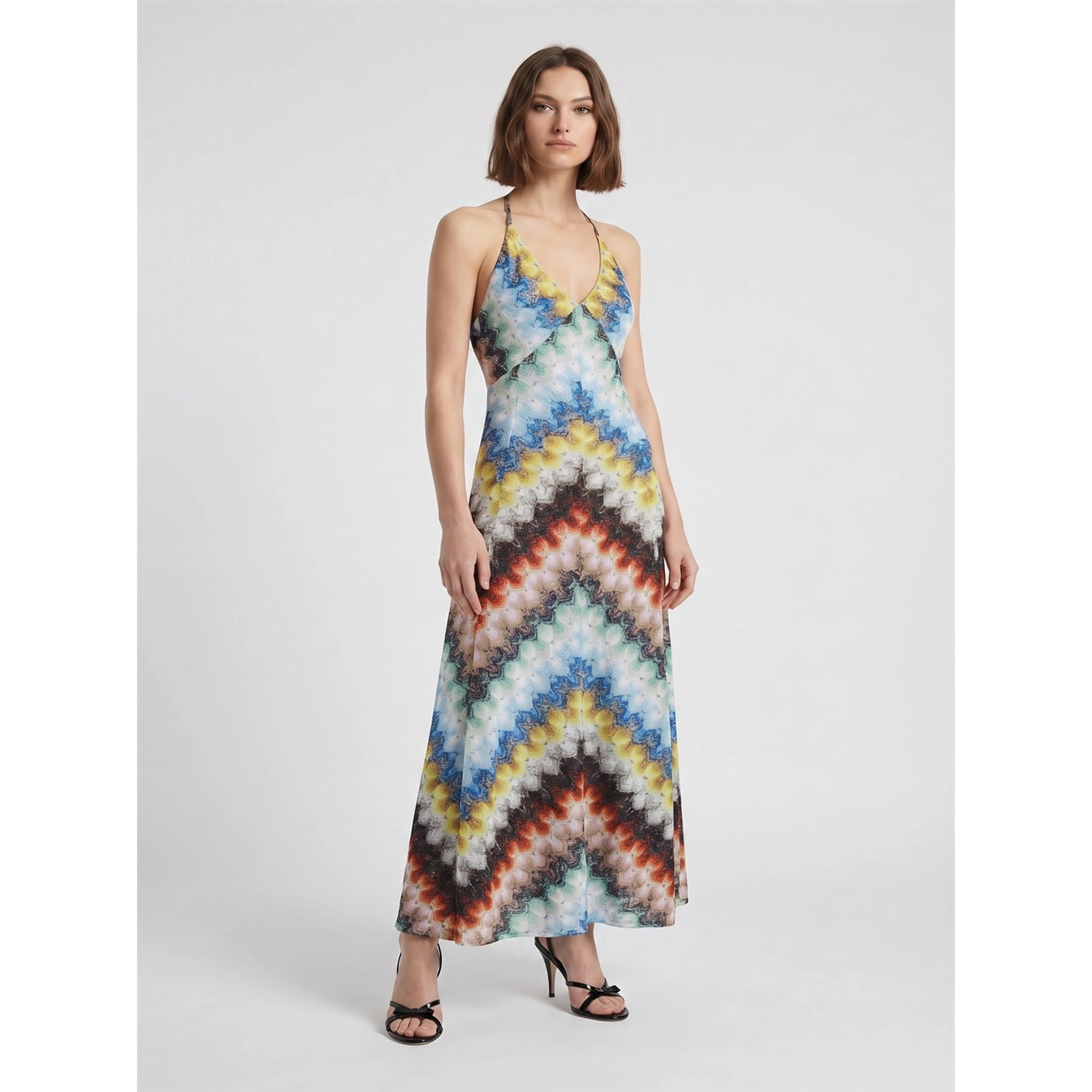 SLEVELESS LONG DRESS