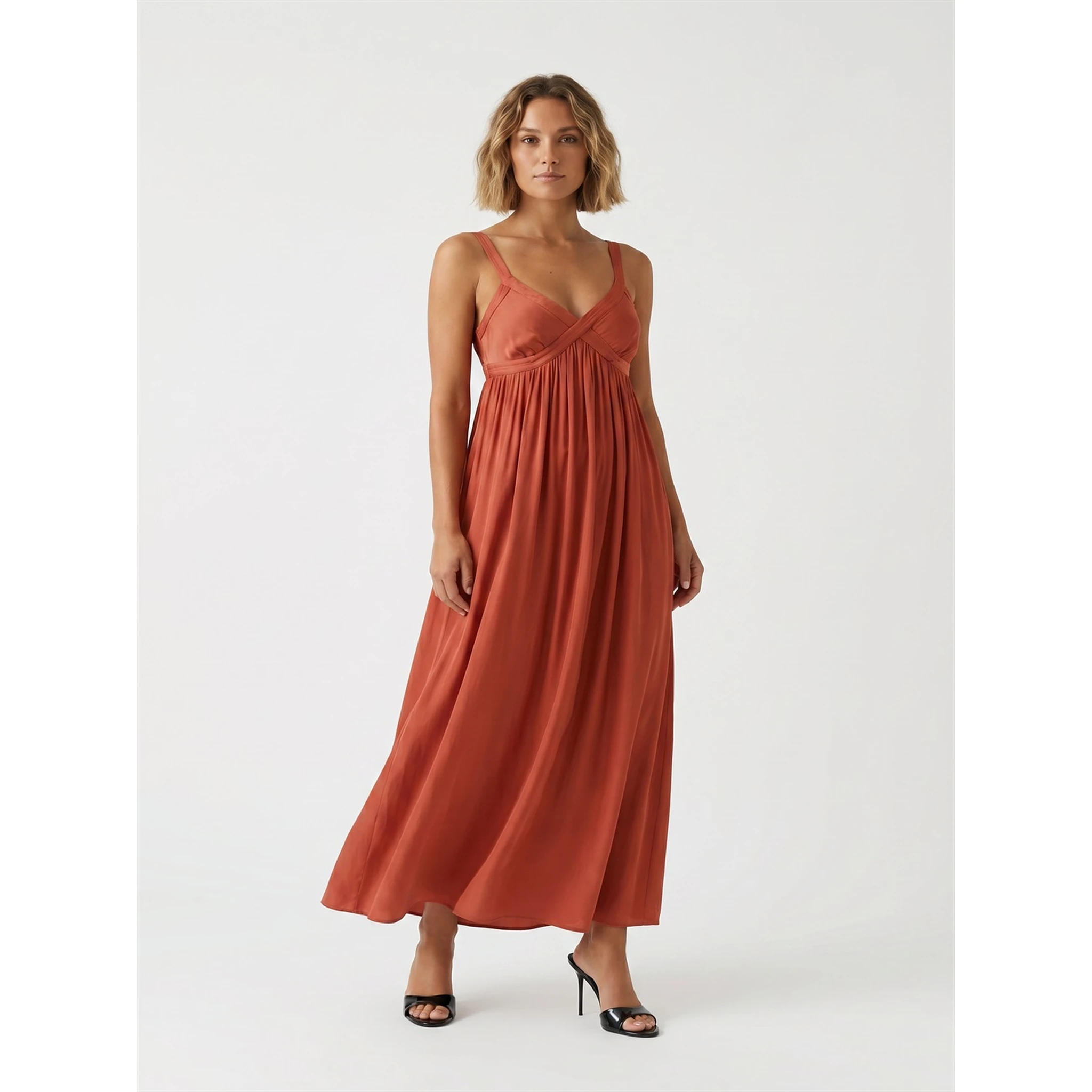 JACOBEAN MAXI BABYDOLL DRESS