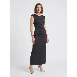 JOYE SHOULDERED JERSEY DRESS