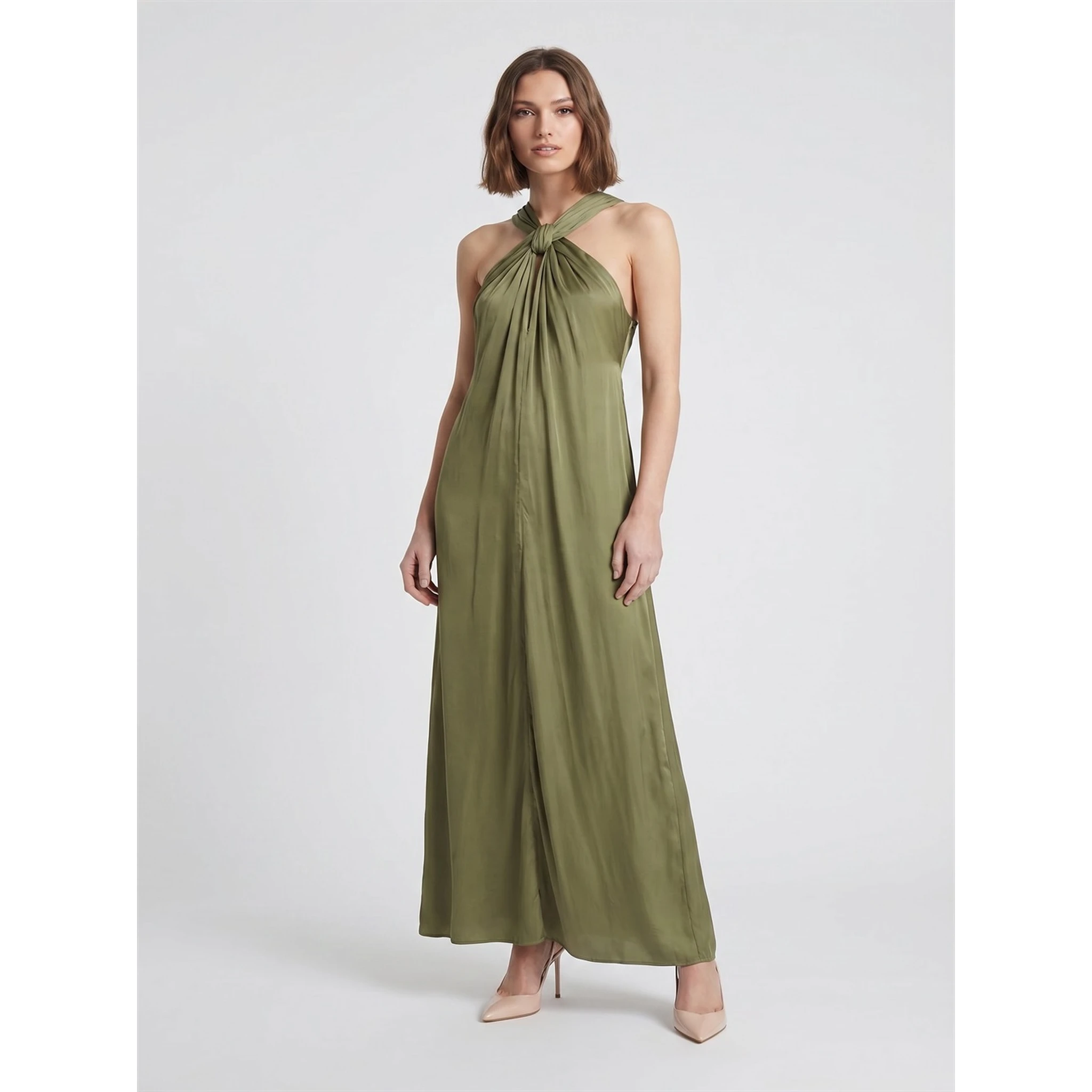 JAYCEE HALTERNECK MAXI DRESS