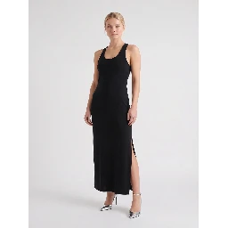 RACER LONG DRESS W SIDE SLIT
