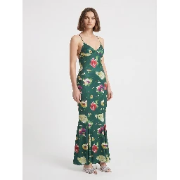 LOW BACK SLIP FISHTAIL GOWN