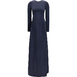 Blue Copper Casual Dress