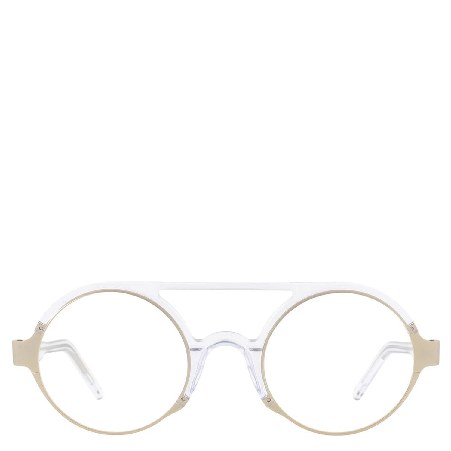 Gold Metal & Plastic Glasses (Frames)