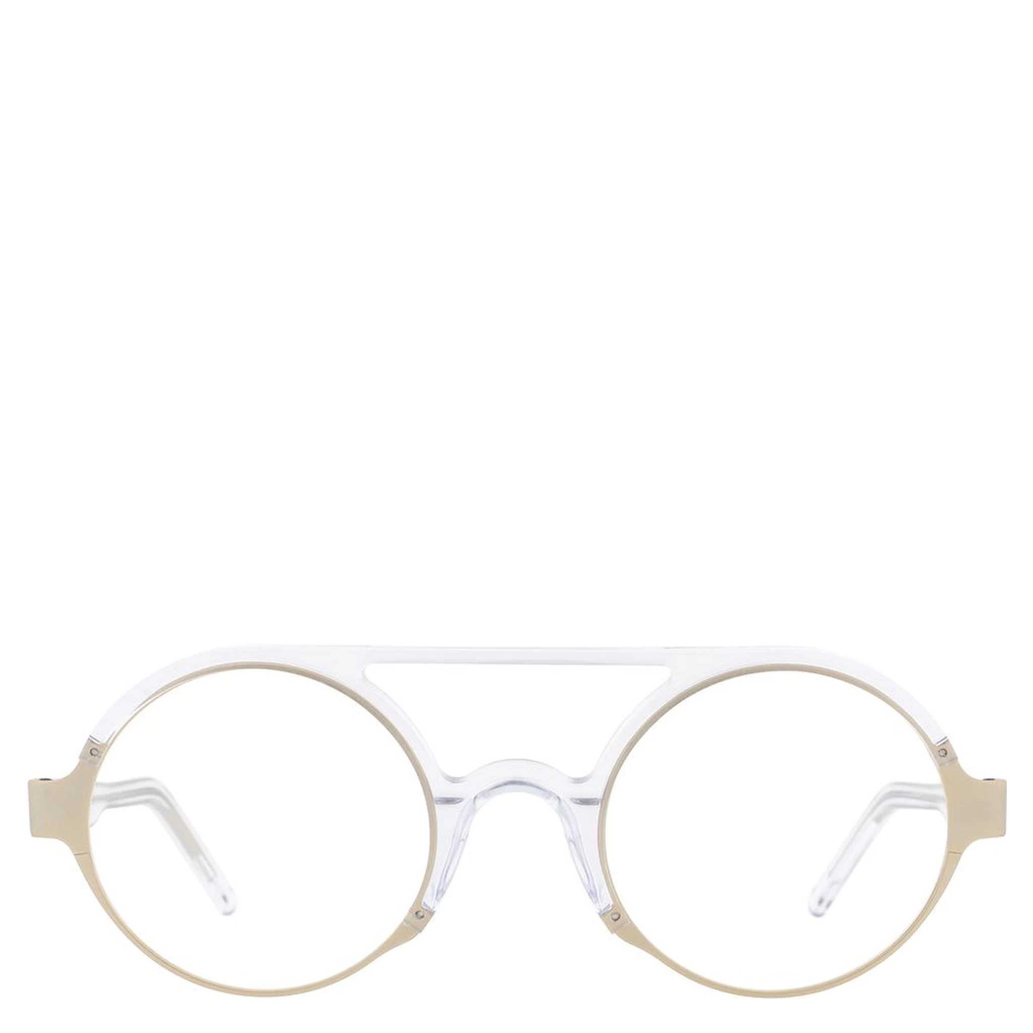 Gold Metal & Plastic Glasses (Frames)