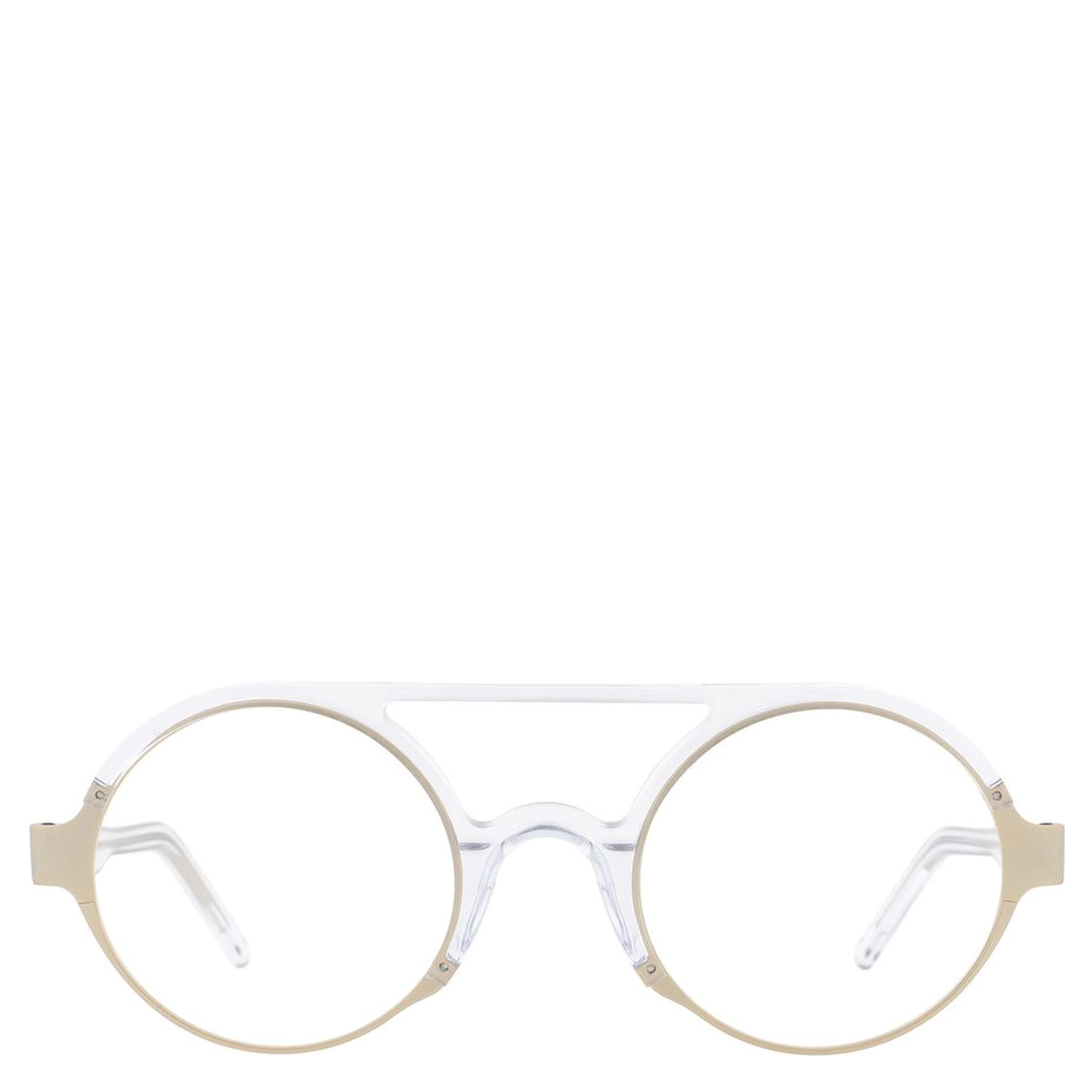 Gold Metal & Plastic Glasses (Frames)