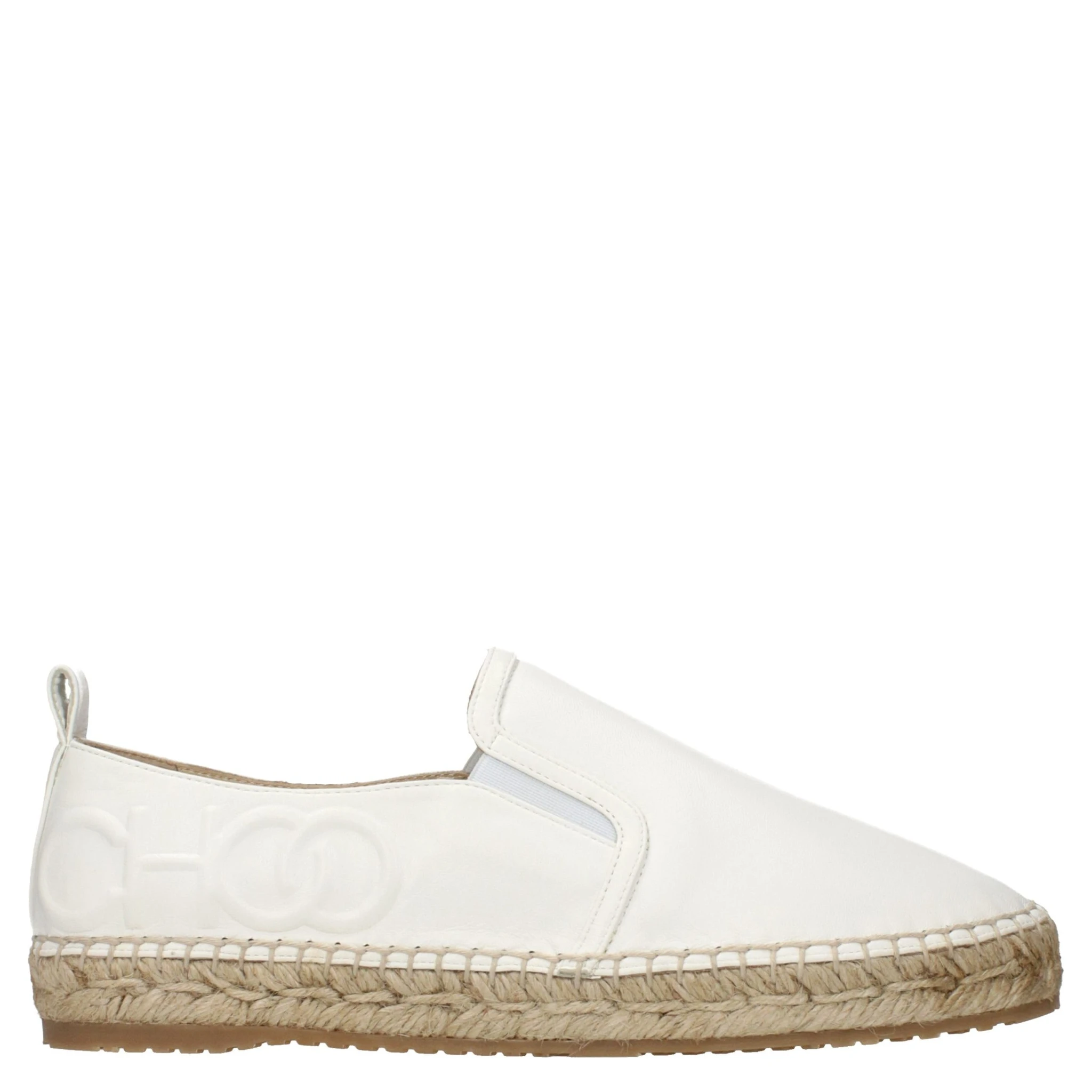 Blue Leather Espadrilles