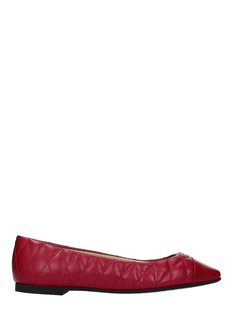 Pink Leather Ballet Flats