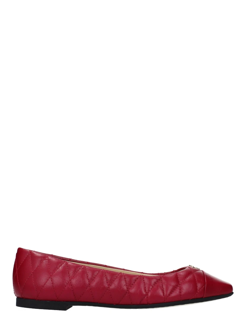 Pink Leather Ballet Flats