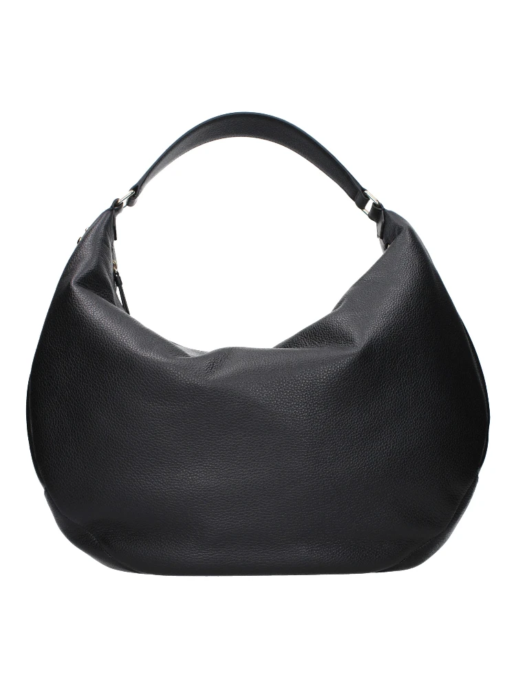 Black Leather Shoulder Bag