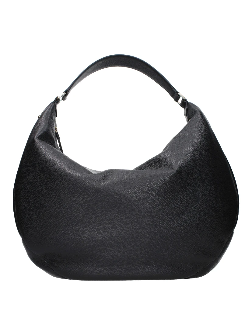 Black Leather Shoulder Bag