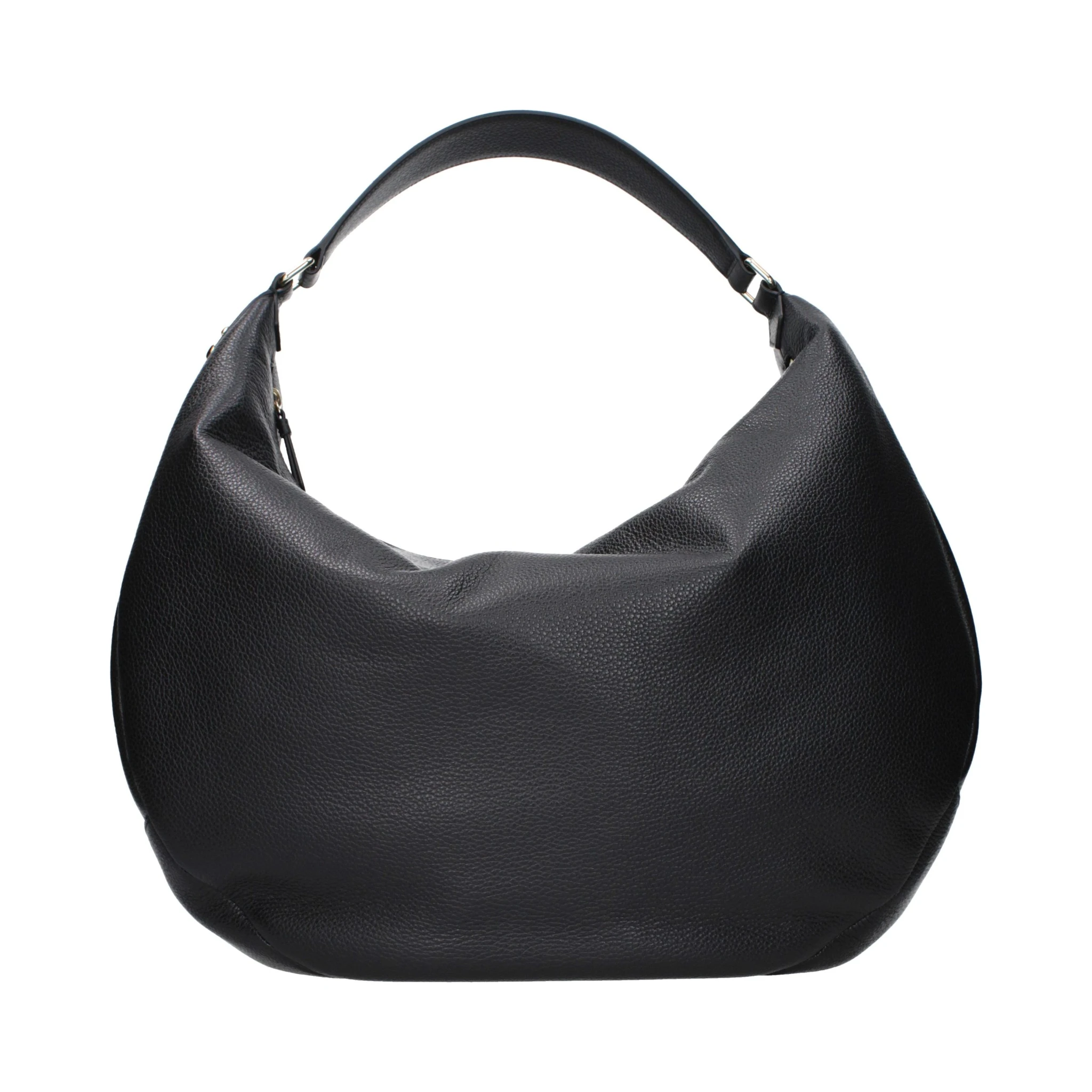 Black Leather Shoulder Bag