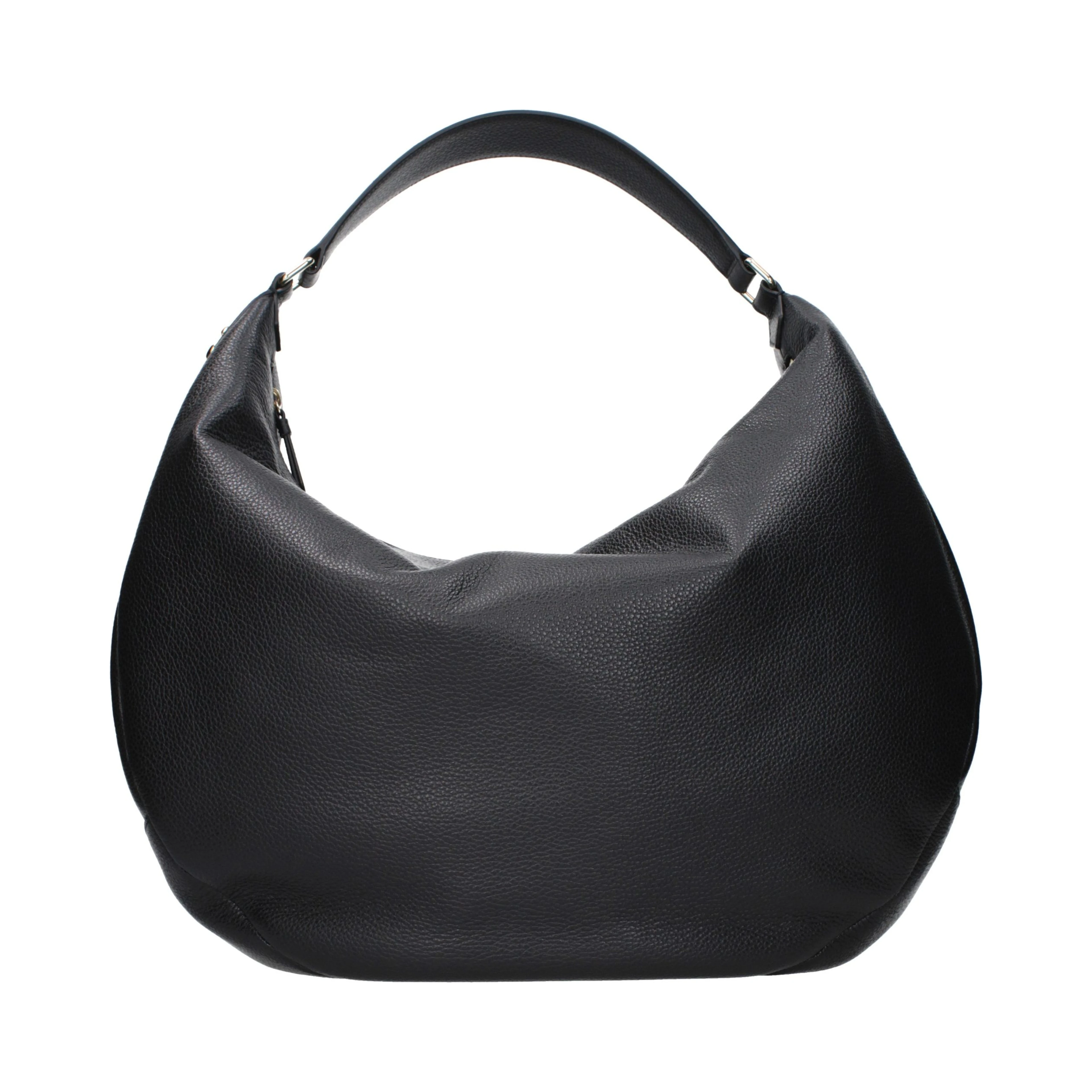 Black Leather Shoulder Bag
