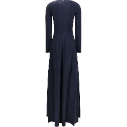Blue Copper Casual Dress