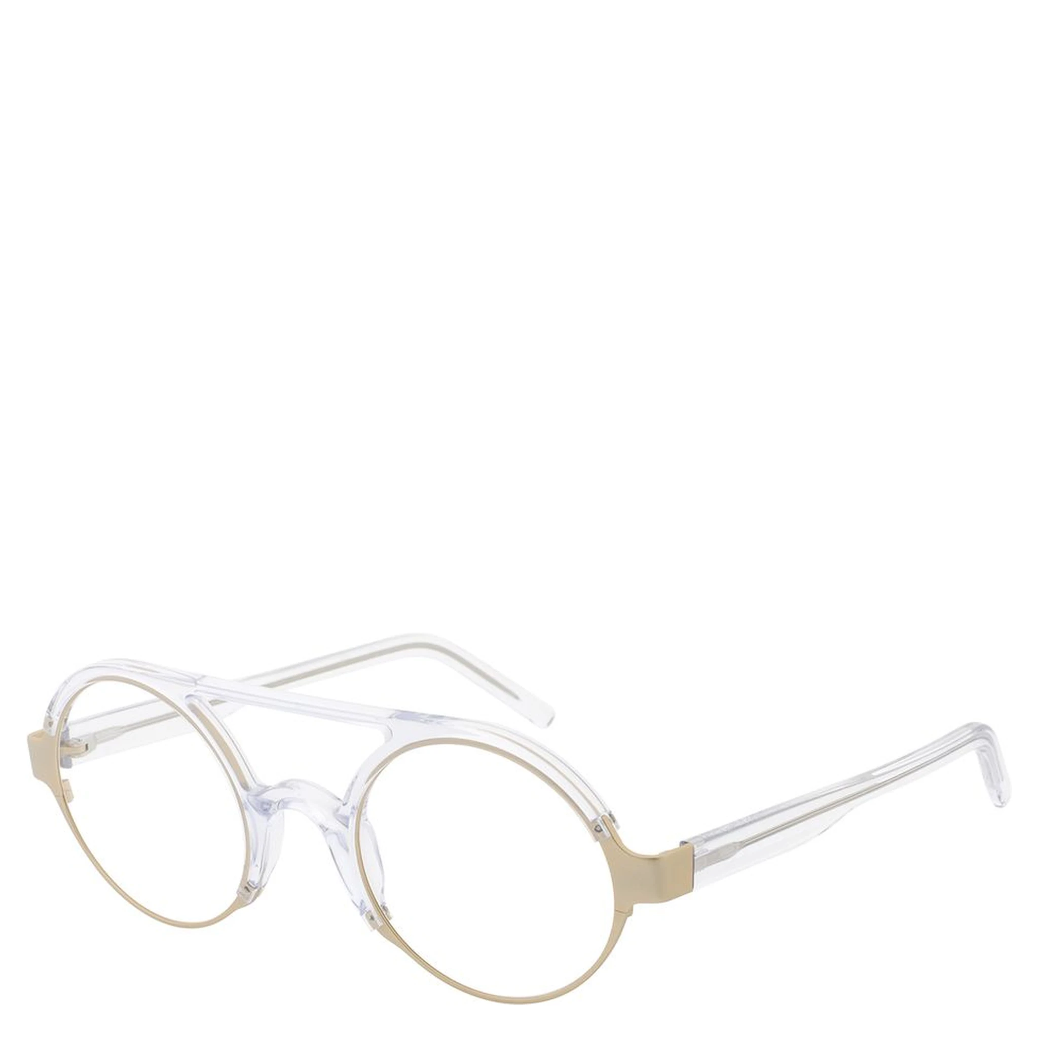 Gold Metal & Plastic Glasses (Frames)