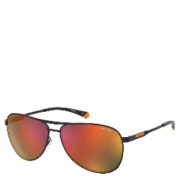 Black Stainless Steel Sunglasses
