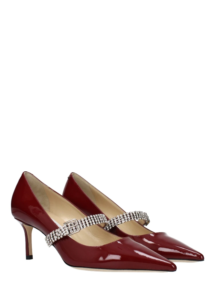 Red Leather High Heel Pumps alternative