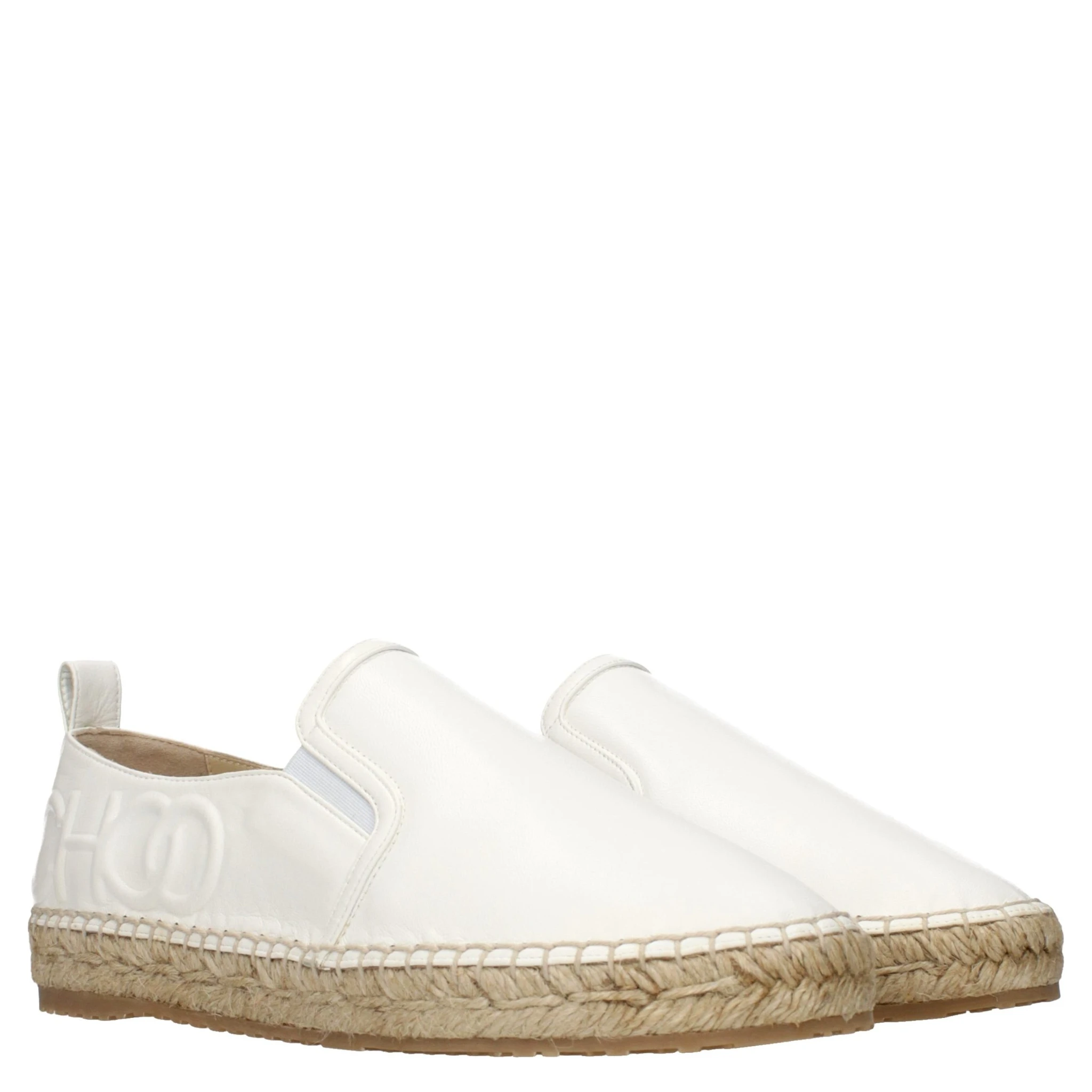 Blue Leather Espadrilles