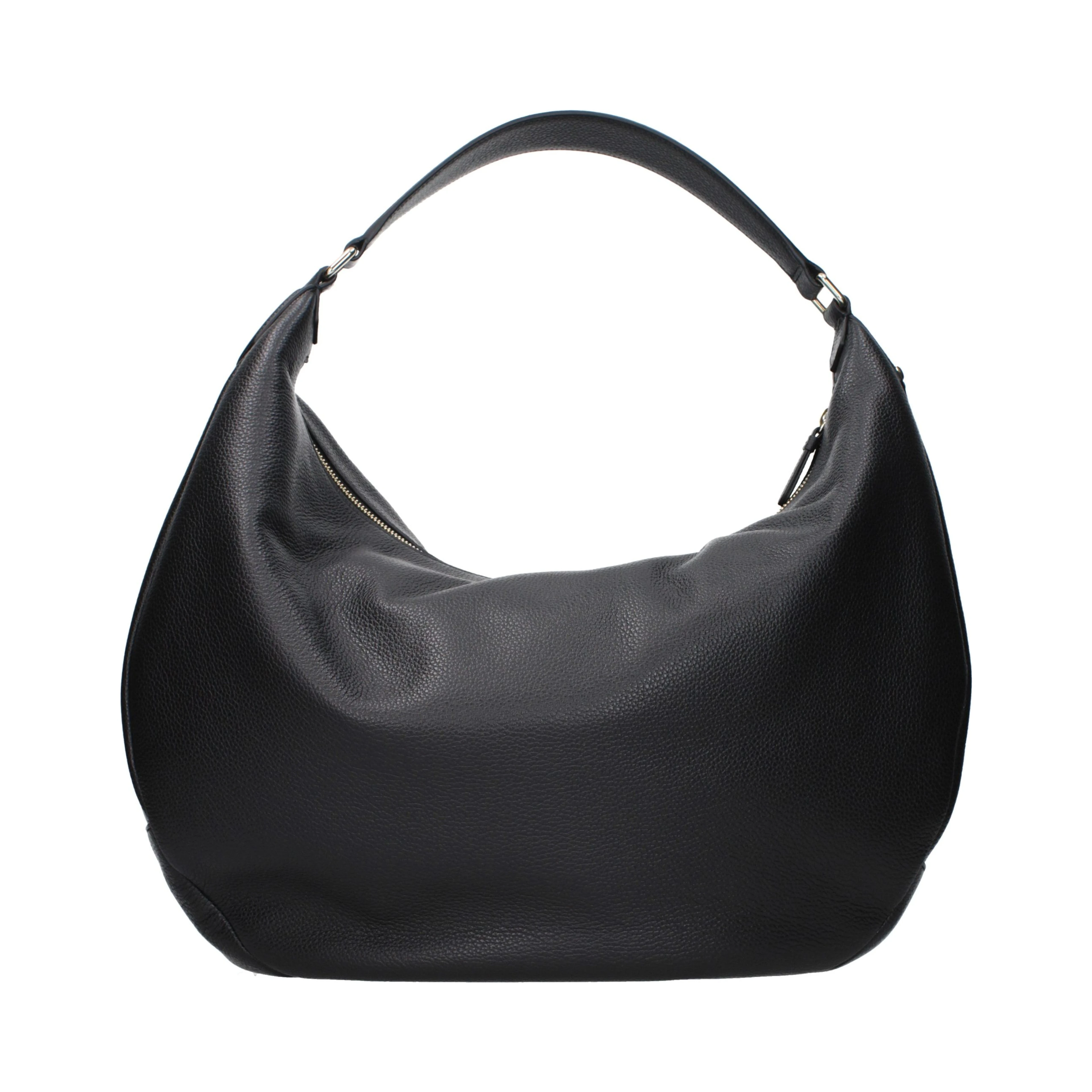 Black Leather Shoulder Bag