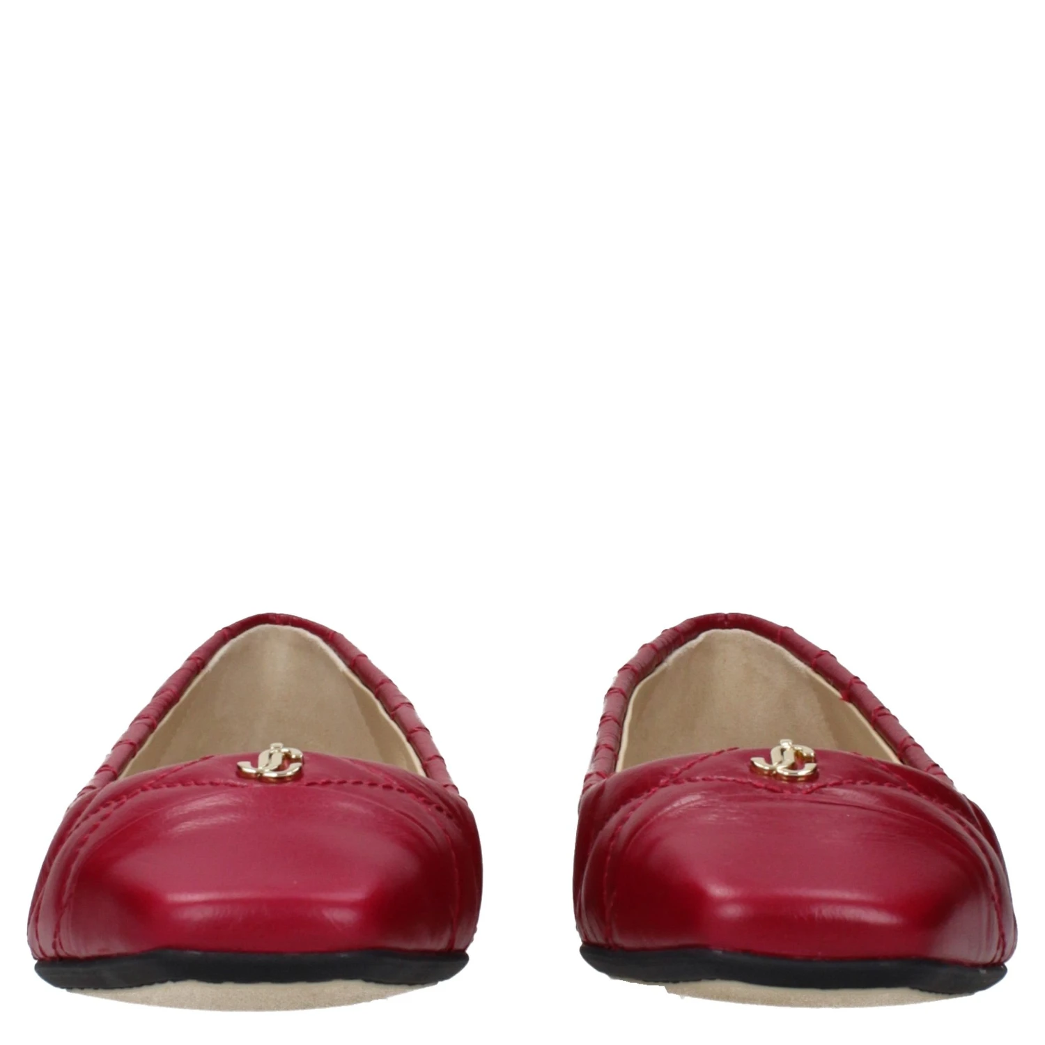 Pink Leather Ballet Flats