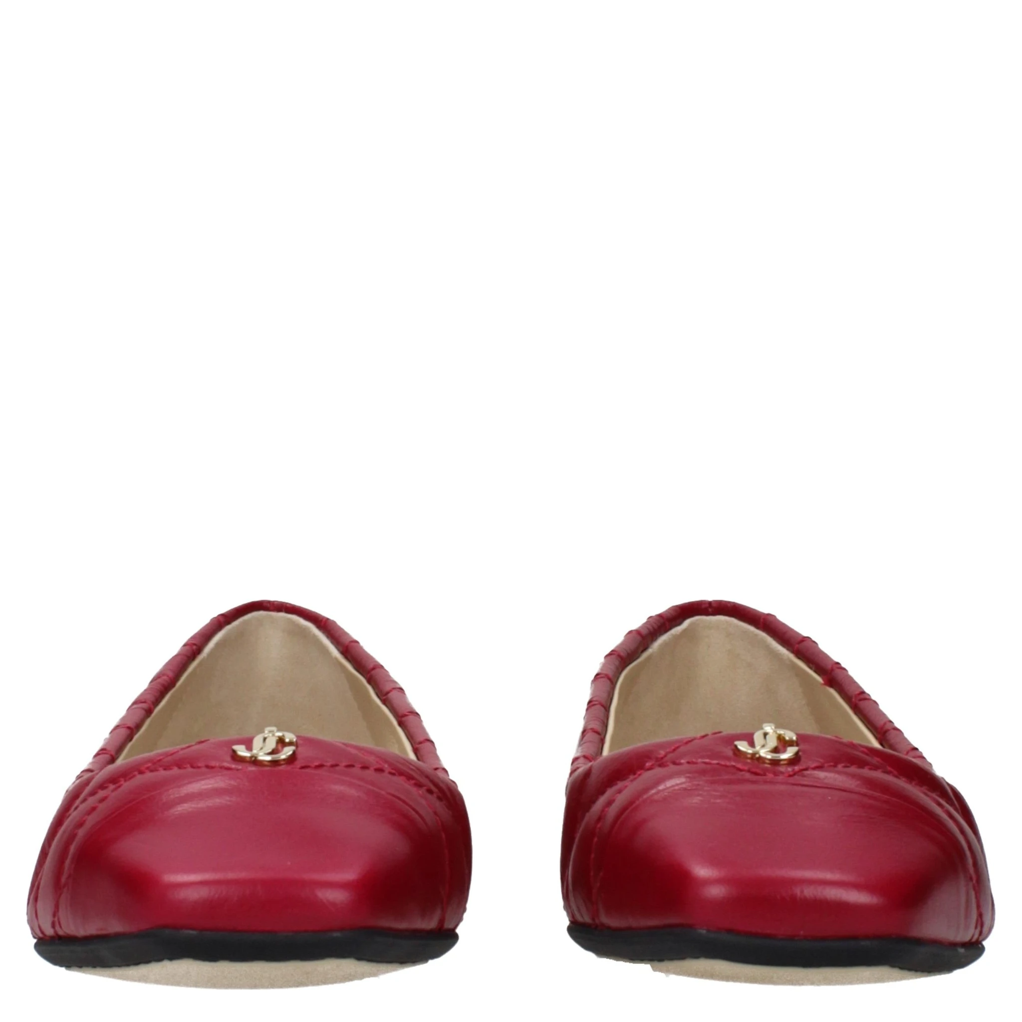 Pink Leather Ballet Flats