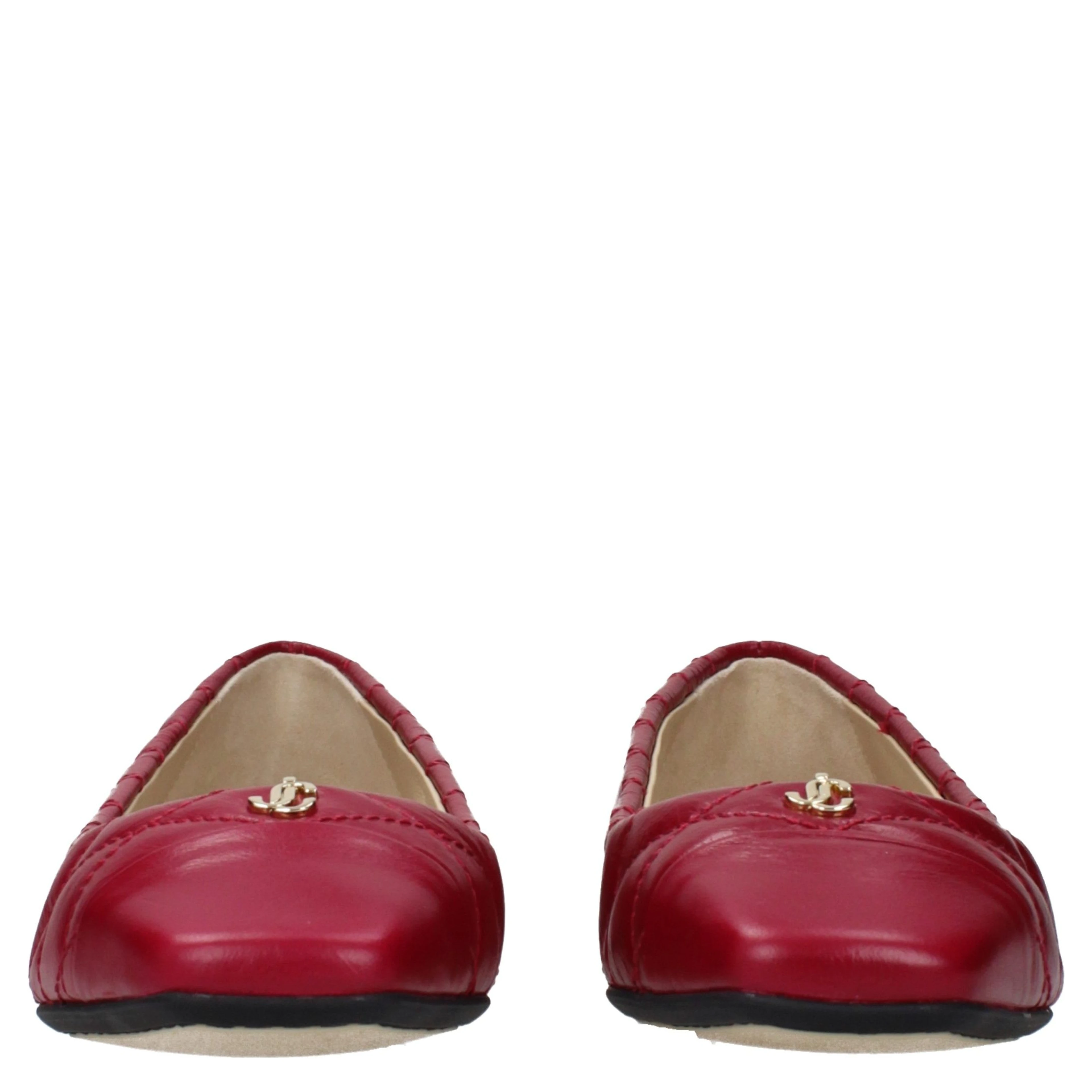 Pink Leather Ballet Flats