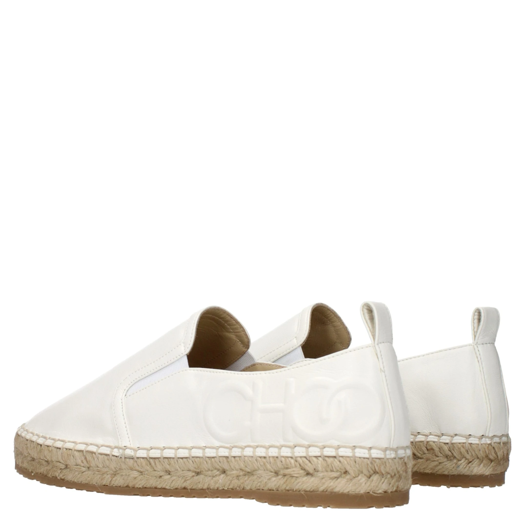 Blue Leather Espadrilles