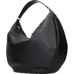 Black Leather Shoulder Bag