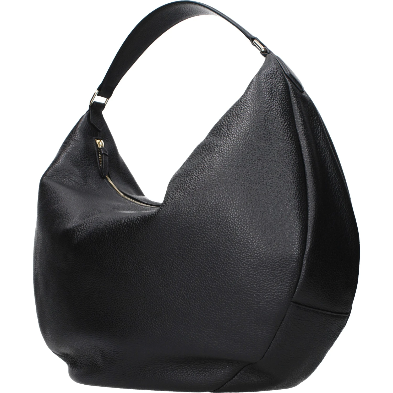 Black Leather Shoulder Bag
