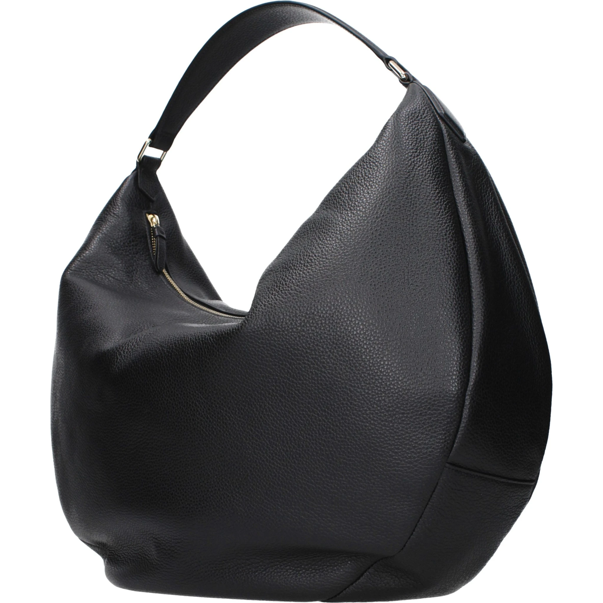 Black Leather Shoulder Bag