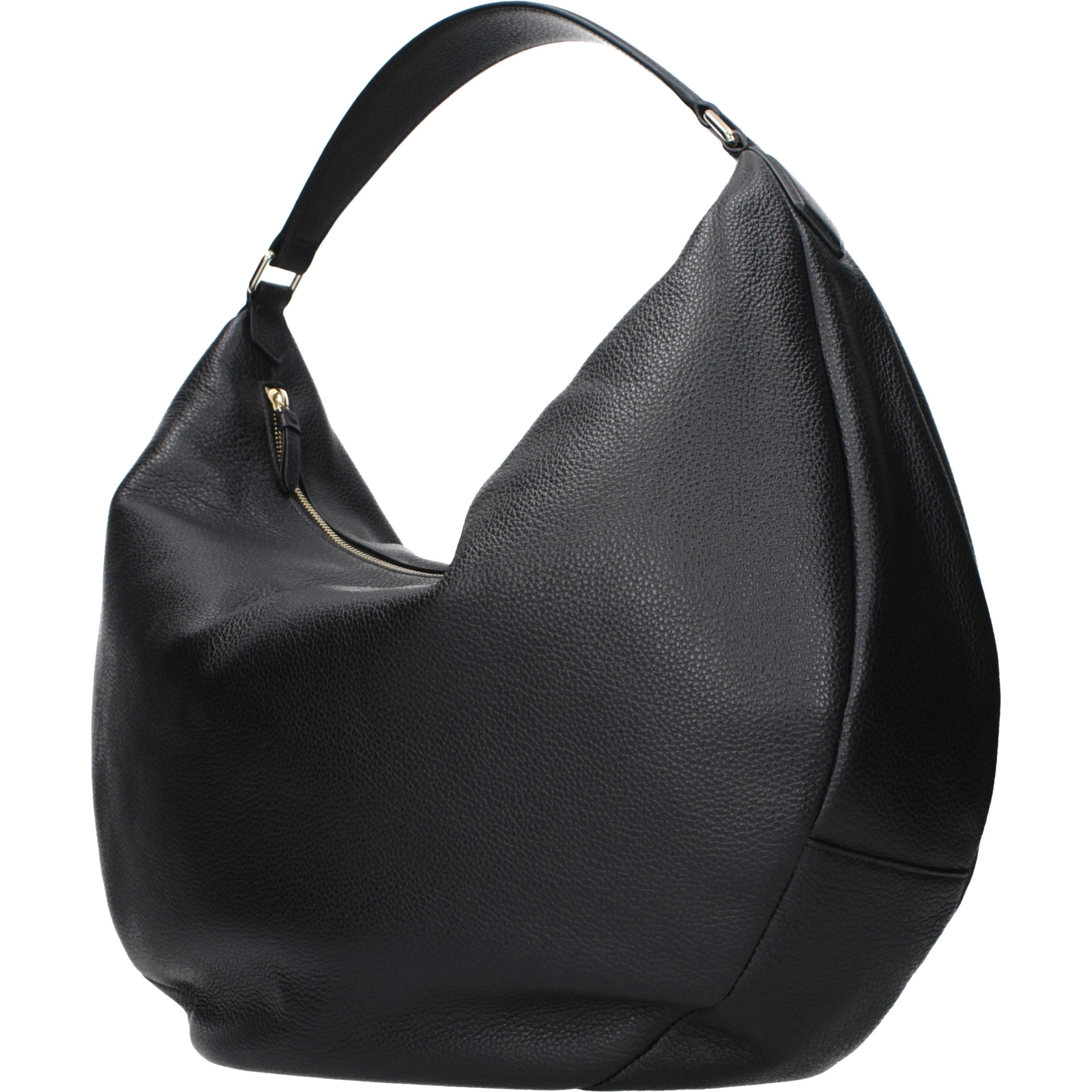 Black Leather Shoulder Bag
