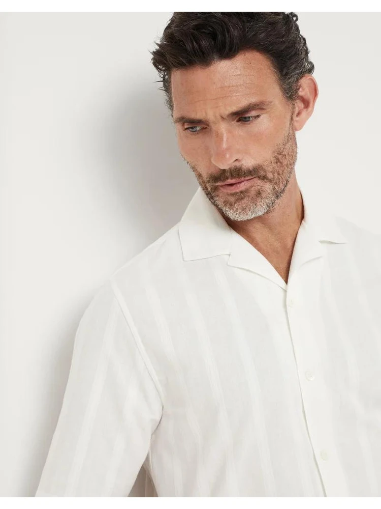 White Cotton Shortsleeve Shirt alternative