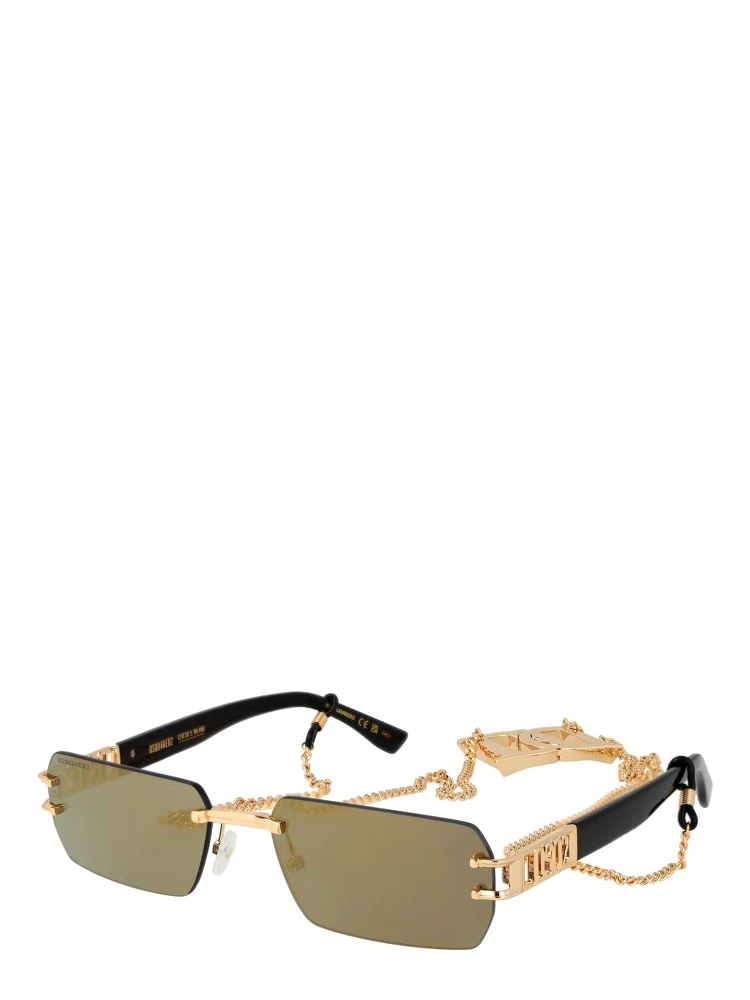 Gold Metal Sunglasses