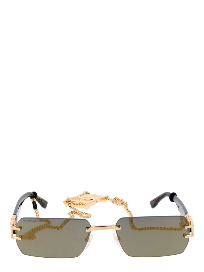 Gold Metal Sunglasses