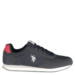 Blue Polyurethane Men's Sneaker