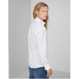 Bicolor Cotton Pattern Shirt