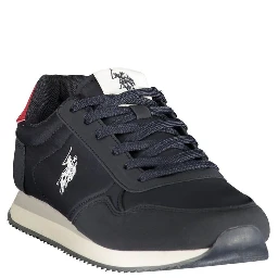 Blue Polyurethane Men's Sneaker