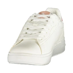 White Polyurethane Women's Sneaker